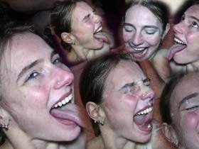 Spritzt mir alles in den Mund ich Schlucke jeden Tropfen