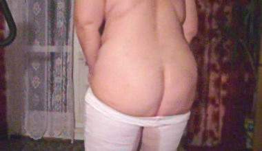 Hmm -- In weiße Leggins Gepullert 