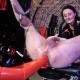 With our Latexgloves in your Ass