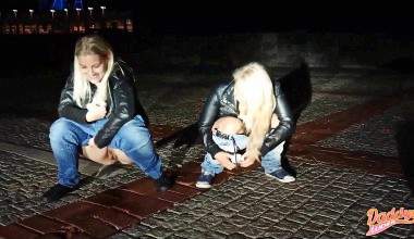 Wettpissen vor Publikum mit Annabel Massina