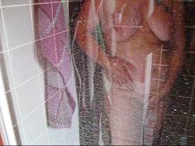 In the shower !!!!!