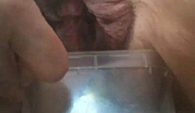 Schön geringelt, dick, schoko braun