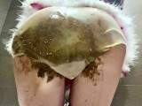 Christmas  Messy Edge Poop