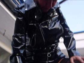 Horny cock ride in rubber boots