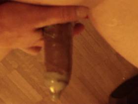 Condom into waxed - hosed several times!