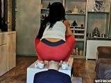 Spitting and Facesitting with hot Leggings