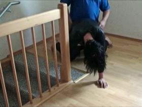 Lycra slut rides your face and lets you fuck her doggy style.