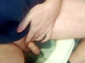 John is Cumming, Pissing and Shitting upclose