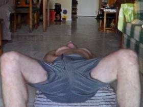 John is Peeing all over himself and a Cumshot