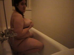 Blown into the tub