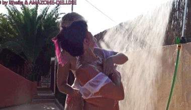 Mit Anastasia & dem spanischen Zwerg unter der Dusche