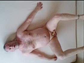Funny Naked Jerk fun in bed