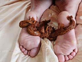 I once pooped on the soles of my feet.