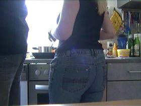 Taken in the kitchen from the back
