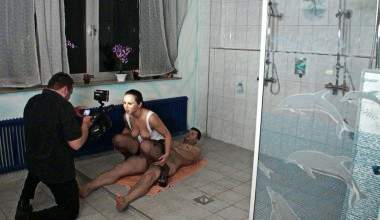 DU BEIM DREH DABEI MAKING OF 1