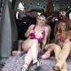 SLUT BUS!!! Harley and Nora - Horny RAW PUSSIES Fucked Bare