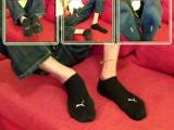 Black Puma socks