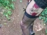 First time pissing outdoors