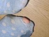 wet, torn slutty socks - really trashy (vertically)