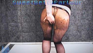 Scheiße und Piss nach harter Arbeit