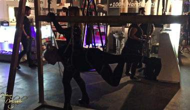 Bound at BoundCon - auf der Messe aufgehängt