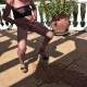 Sayalonga 26 Cock dreams and pissing in a black mesh dress