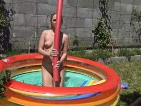 That's what I am, in the paddling pool