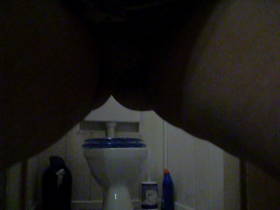 Pee in a glass vase