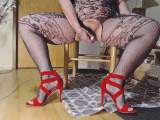 Horny in red heels