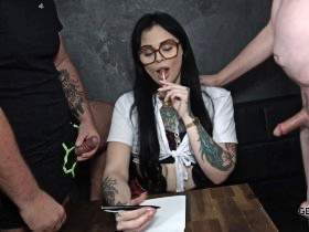 After college, I let them cum on my face