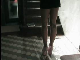 Nylons on the stairs