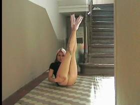 Nylons on the stairs