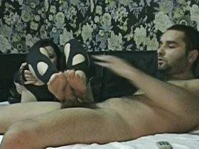 Vorschaubild vom Privatporno mit dem Titel "Sperma im Mund und Fuß Job!" von sluttydenice