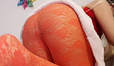 Weihnachtsrote Strumpfhosen Farts