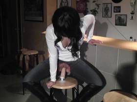 Vorschaubild vom Privatporno mit dem Titel "Scharfer Dildoritt" von nylon_schlampe