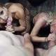 Extremer AO Fick und Sperma Fan-GangBang mit Lina und Rosella in Hamburg! Teil 1