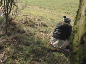 Outdoorfick - vom Fan beim Pissen im Wald erwischt!!!