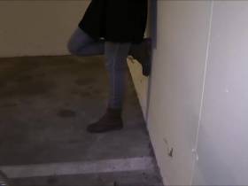 In the underground car park Fucked ...