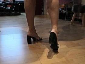 Huepfen in Heels