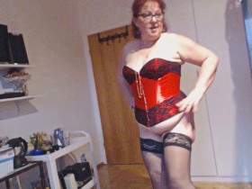 Lady in a corset