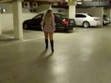 Pissed In the parking garage!