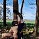 Cummed on and fucked in the forest