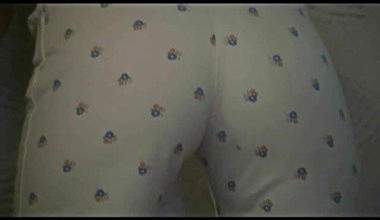 Weiße Blumen Hosen Scheiße