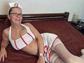 Nymphomaniac nurse fucks