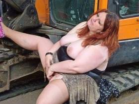 Fingered on the excavator!!