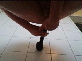 Fucking 30cm dildo FICK ** Scat FUN **