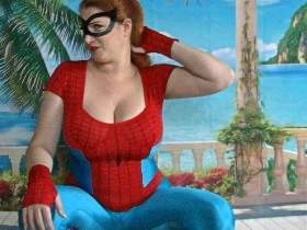 Super hero - spiders woman