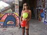 Outdoor Looner: Ballons reiben