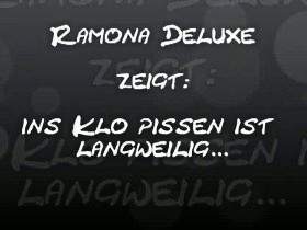 Vorschaubild vom Privatporno mit dem Titel "Ins Klo pissen ist langweilig...(für SPARFÜCHSE)" von Ramona_Deluxe