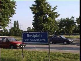 reale Parkplatzsau treffen?